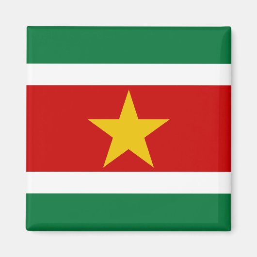Aimant Suriname Flag (Devant)