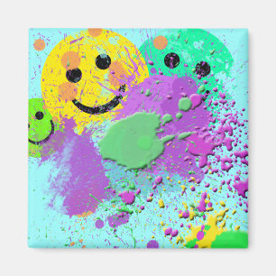 AIMANT SURPRISE DE PEINTURE DE VISAGE