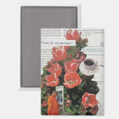 Aimant Surreal Collage Wall Art Abstract Modern Decor (Recto/Verso)