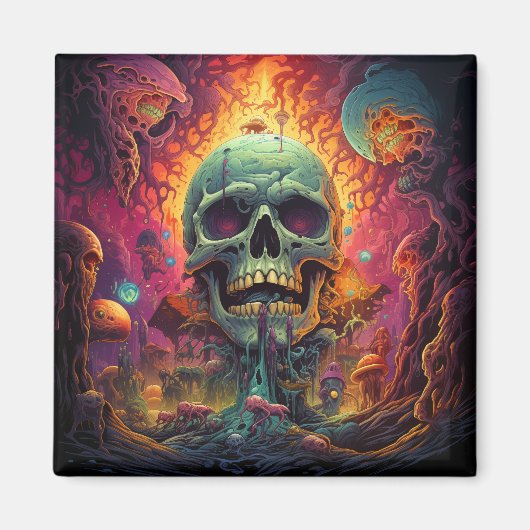 Aimant Surreal world (Devant)