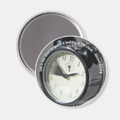 Aimant Surveillance de l'horloge (Recto/Verso)