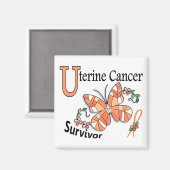 Aimant Survivant 6 Cancer utérin (Recto/Verso)