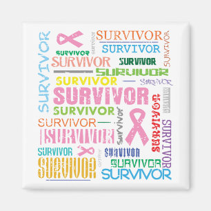 Aimant Survivant Collage.png de cancer du sein