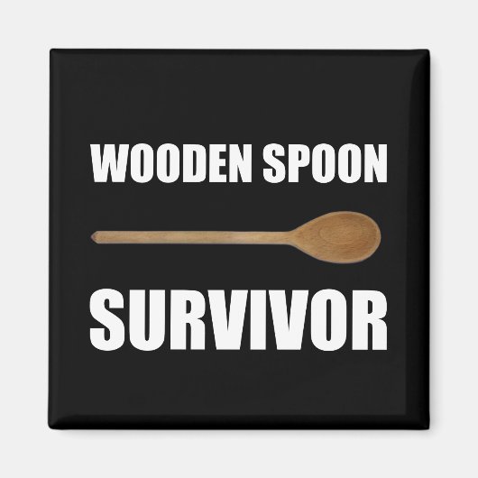 Aimant Survivant de la cuillère en bois (Devant)