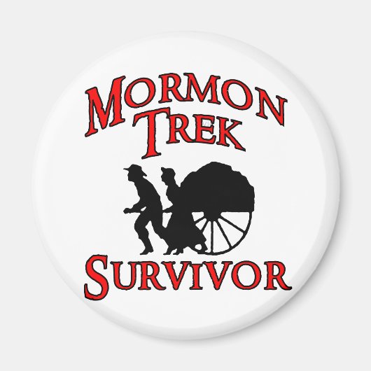 Aimant survivant de mormon trek (Devant)