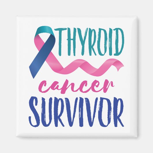 Aimant Survivant du cancer de la thyroïde (Devant)