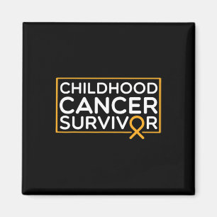 Aimant Survivant du cancer de l'enfance Ruban du cancer d