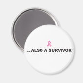 Aimant survivant du cancer du sein (Recto/Verso)