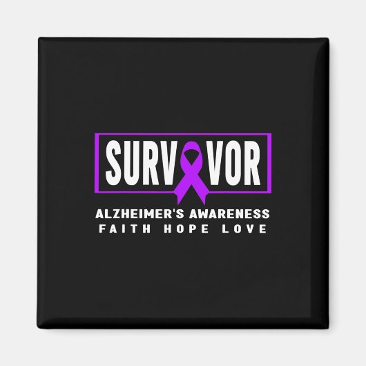 Aimant Survivant - Sensibilisation de Purple Heimer (Devant)