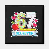 Aimant Survived 67 Days Of School Shirt Teachers Student (Devant)