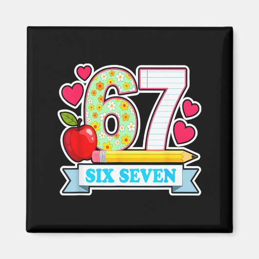 Aimant Survived 67 Days Of School Shirt Teachers Student  (Devant)