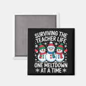 Aimant Surviving The Teacher Life One Meltdown At A Time  (Recto/Verso)