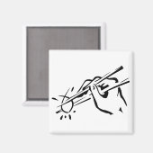 Aimant Sushi athée ! (ichthys) (Recto/Verso)