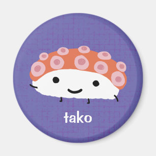 Aimant Sushi au poulpe (tako)