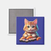 Aimant Sushi Cat (Recto/Verso)