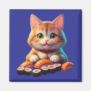 Aimant Sushi Cat