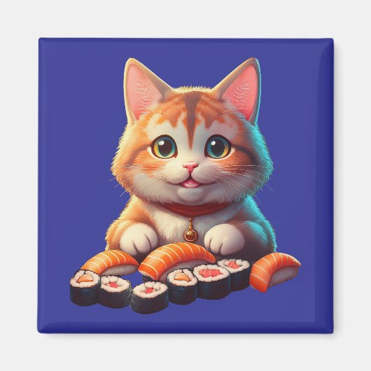 Aimant Sushi Cat (Devant)