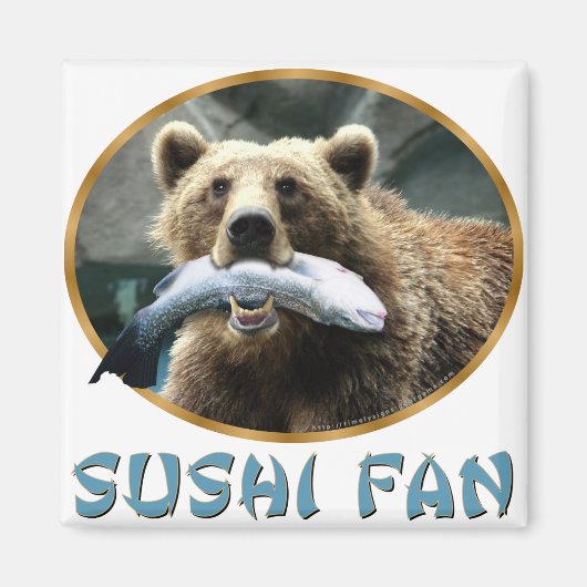 Aimant Sushi Fan (Devant)