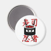 Aimant Sushi Ninja (Recto/Verso)