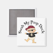 Aimant Swab My Poop Deck (Recto/Verso)