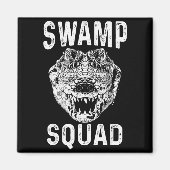 Aimant Swamp Alligator Squad Reptile Gator Lovers Funny (Devant)