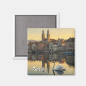 Aimant Swan à Zurich Suisse Voyage (Recto/Verso)