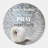 Aimant Swan ne s'inquiète pas Priez (Devant)