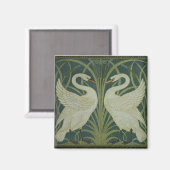 Aimant 'Swan, Rush et Iris' (Recto/Verso)