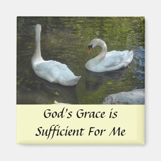 Aimant Swans Inspiration Message (Devant)