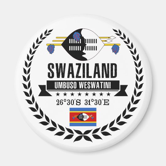 Aimant Swaziland (Devant)