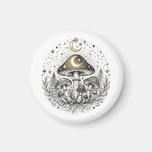 Aimant Sweat à capuche graphique loup géométrique