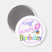 Aimant Sweet 16 (Recto/Verso)