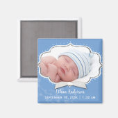 Aimant Sweet Baby Boy Photo Faire-part de naissance (Recto/Verso)