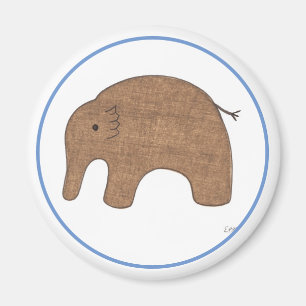 Aimant Sweet Baby Elephant Art Magnet-Erin Brie Art Magne