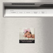 Aimant Sweet Baby Photo Keepsaké Merci magnétique (In Situ (Lave-vaisselle))