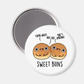 Aimant Sweet Buns Funny Baking Pun (Recto/Verso)