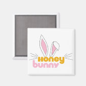 Aimant Sweet Happy Hunny Lapny Honey Art lapin (Recto/Verso)