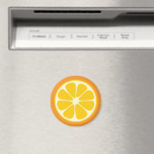Aimant Sweet Juicy Orange Tropical Fruit Slice Kitchen (In Situ (Lave-vaisselle))