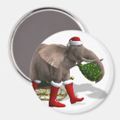 Aimant Sweet Santa Claus Elephant (Recto/Verso)