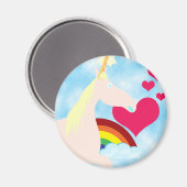 Aimant Sweet Unicorne et Rainbow Badge (Recto/Verso)