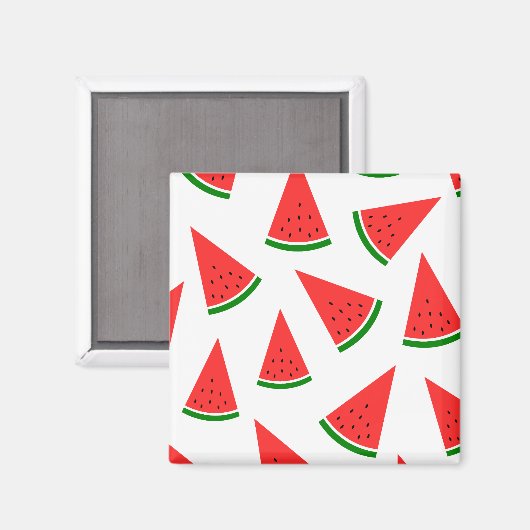 Aimant Sweet Watermelon Slice Pattern (Recto/Verso)