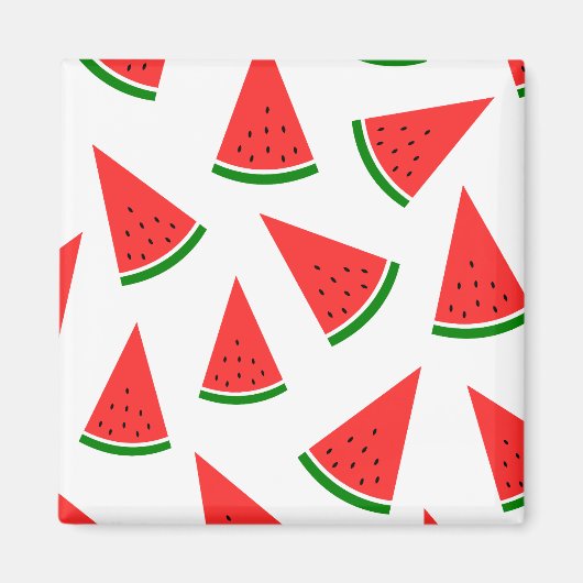 Aimant Sweet Watermelon Slice Pattern (Devant)