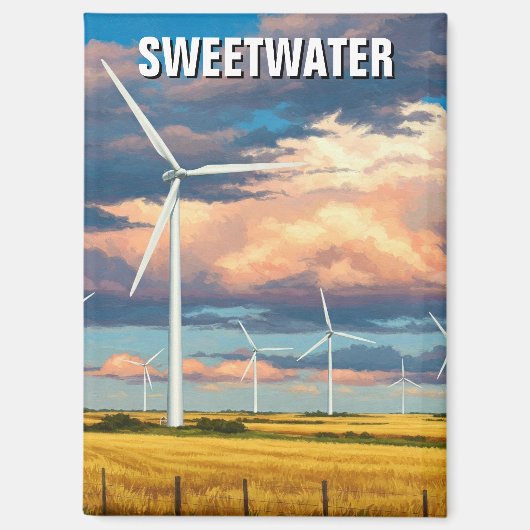 Aimant Sweetwater Texas Travel (Recto)