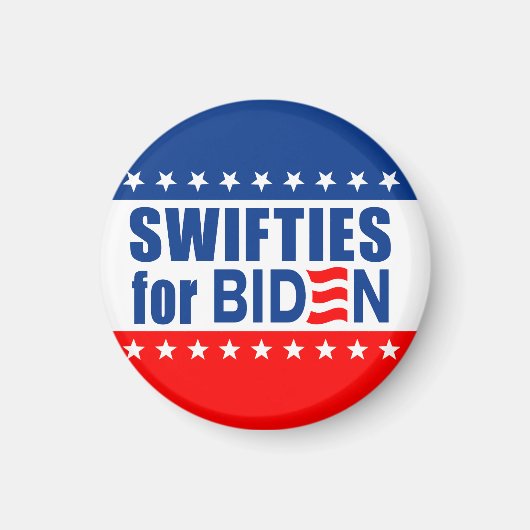 Aimant "SWIFTIES for BIDEN" (Devant)