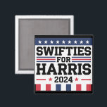 Aimant Swifties for Kamala Harris 2024 Vote Support<br><div class="desc">Swifties pour Kamala Harris 2024 Vote Support Harris</div>