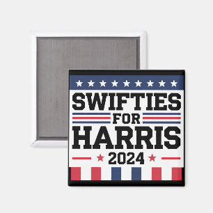 Aimant Swifties pour le vote de soutien à Kamala Harris 2