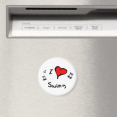 Aimant Swing I Heart-Love Cadeau (In Situ (Lave-vaisselle))