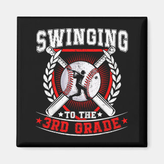 Aimant Swinging To The 3rd Grade Baseball First Day Of