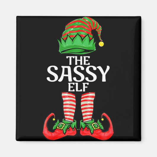 Aimant Sy Elf Christmas Family Matching Group (Devant)