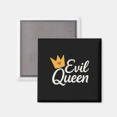 Aimant Sy Evil Queen Crown drôle Costume (Recto/Verso)